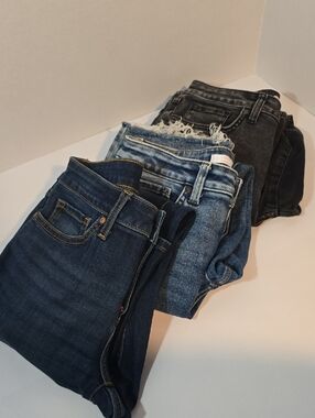 LAUREN CONRAD Stack of Mixed Denim Jeans - Multiple Shades